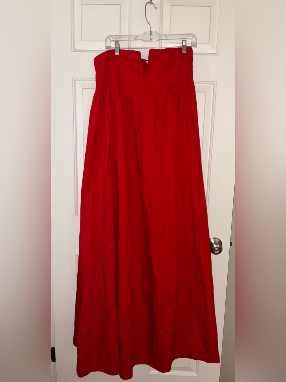 NWT J Crew Strapless Cotton Maxi Dress Sz 8 - Picture 7 of 10